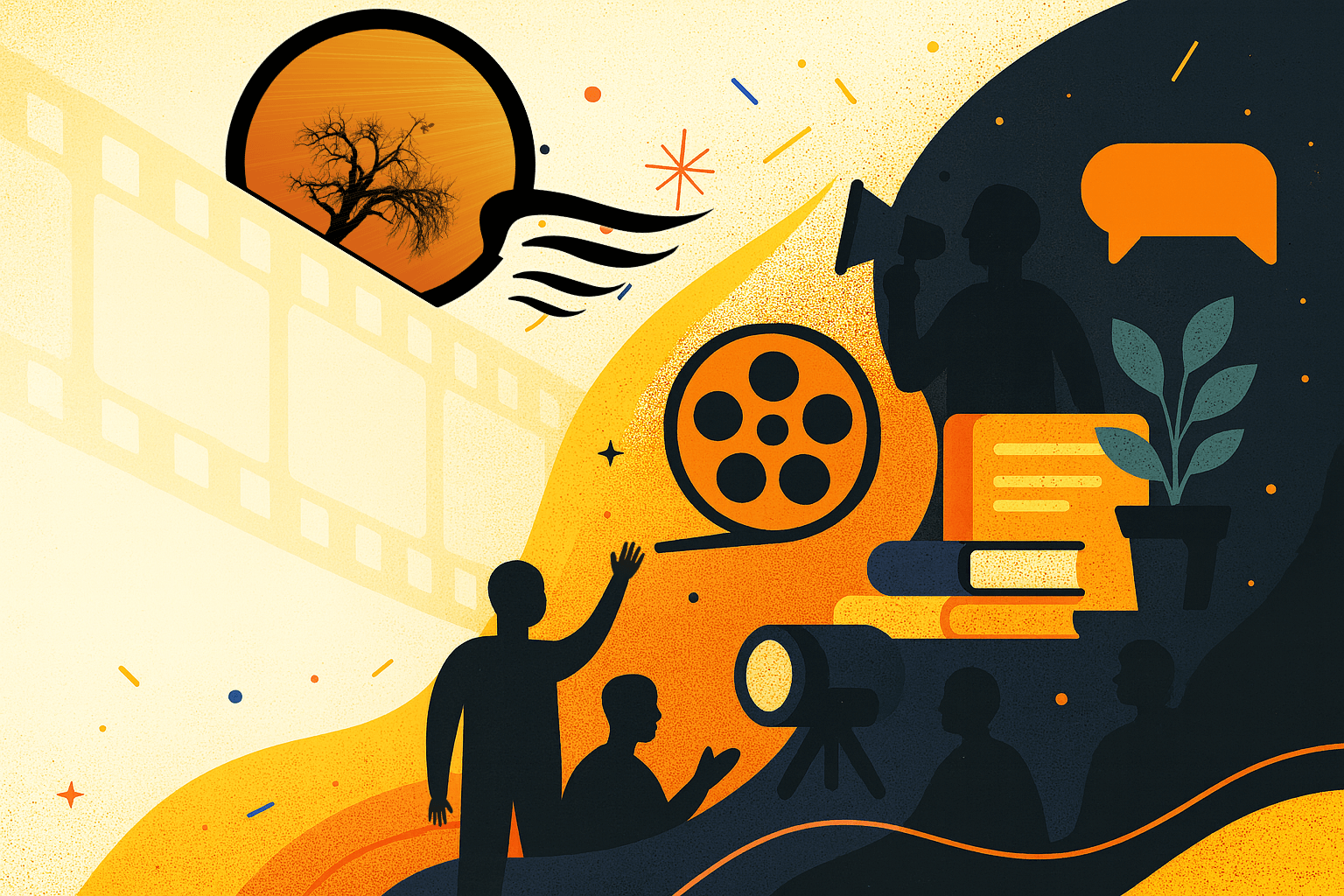 Topluluğumuzun etkinliklerini anlatan dikkat çekici illüstrasyon